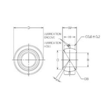 plain bearing lubrication MBG14CR NMB