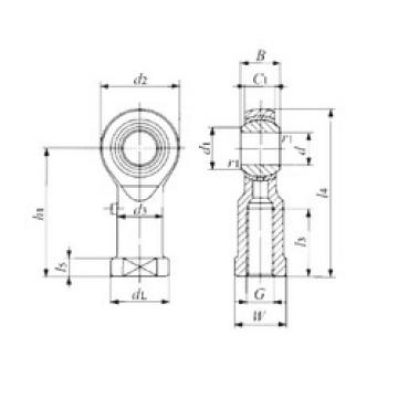 plain bearing lubrication PHS 12 IKO