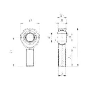 plain bearing lubrication POSB 10 IKO