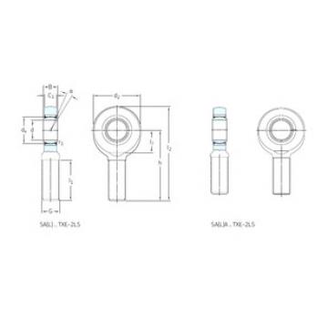 plain bearing lubrication SA35TXE-2LS SKF