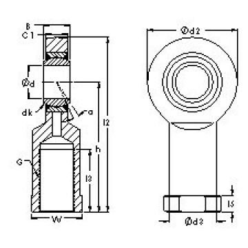 plain bearing lubrication SIJK28C AST
