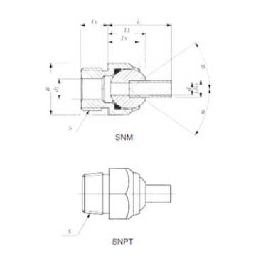 plain bearing lubrication SNPT 3/8-70 IKO