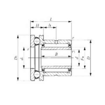 Complex Bearings NAXI 3030 IKO