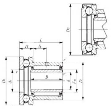 Complex Bearings NAXI 1223Z IKO