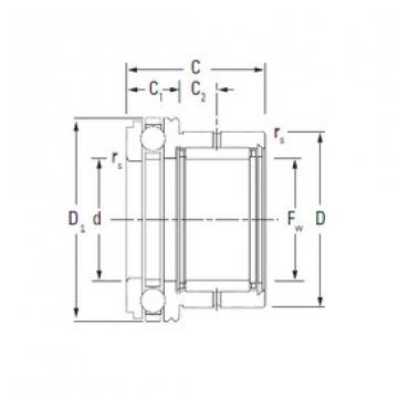 Complex Bearings NAXK20 KOYO