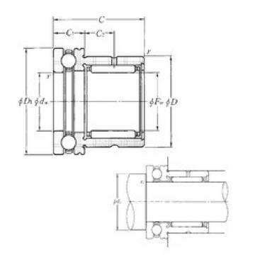 Complex Bearings NKX20T2 NTN