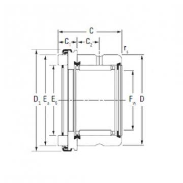 Complex Bearings RAX 545 Timken