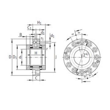 Complex Bearings ZARF2575-TV INA