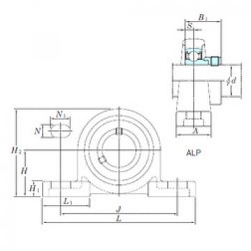 Bearing housed units ALP205-16 KOYO