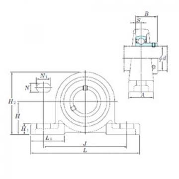 Bearing housed units BLP201 KOYO