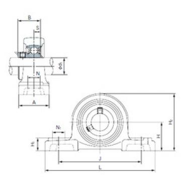 Bearing housed units BP206 NACHI