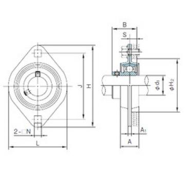 Bearing housed units BPFL7 NACHI