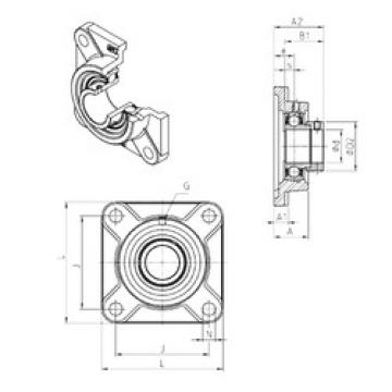 Bearing housed units ESF205 SNR