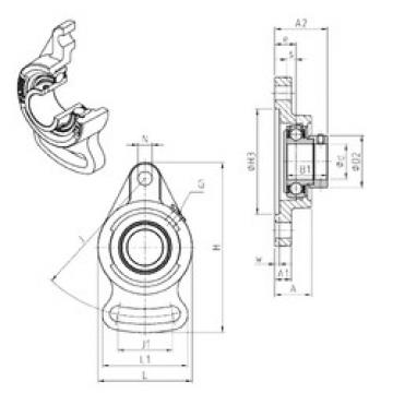 Bearing housed units ESFAE206 SNR