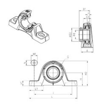 Bearing housed units ESPE209 SNR