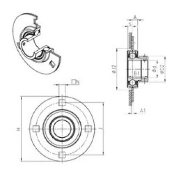 Bearing housed units ESPF208 SNR