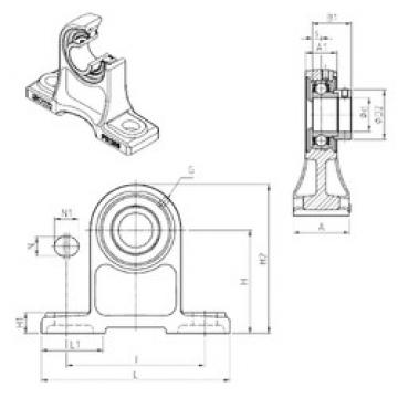 Bearing housed units ESPH202 SNR