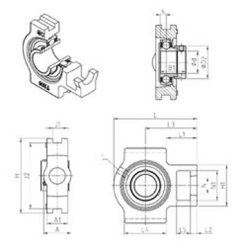 Bearing housed units EST209 SNR