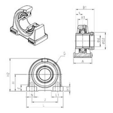 Bearing housed units EXPA204 SNR