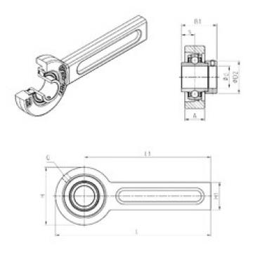 Bearing housed units EXSP201 SNR