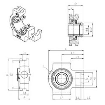 Bearing housed units EXT310 SNR