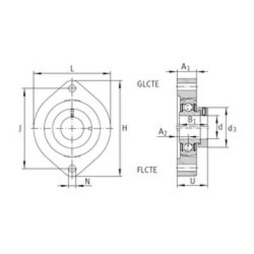 Bearing housed units FLCTE25 INA