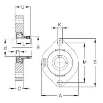 Bearing housed units FLCTE20 NKE