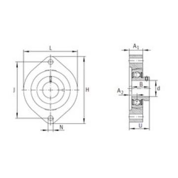 Bearing housed units FLCTEY15 INA