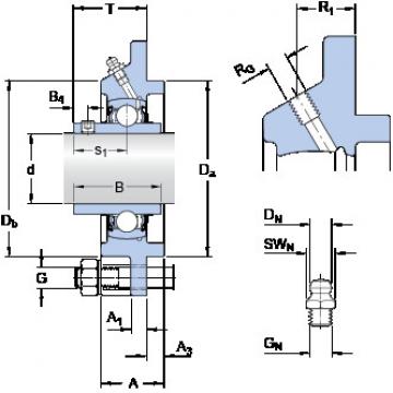 Bearing housed units FYC 20 TF SKF