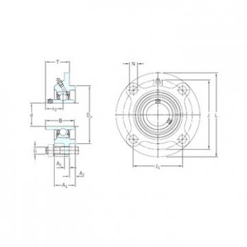 Bearing housed units FYC 45 TF SKF