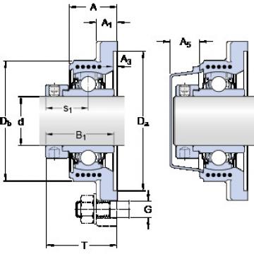 Bearing housed units FYK 30 WR/VL065 SKF