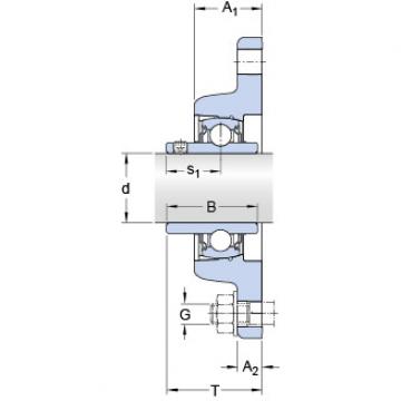 Bearing housed units FYT 1. TF/VA228 SKF