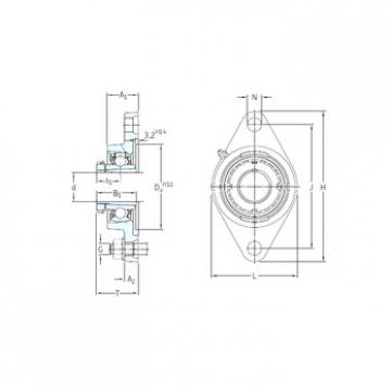 Bearing housed units FYTJ 30 KF+HE 2306 SKF