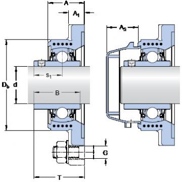 Bearing housed units FYWK 1.3/16 YTA SKF