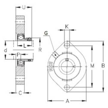 Bearing housed units GLCTE35 NKE