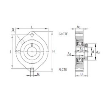 Bearing housed units GLCTE15 INA