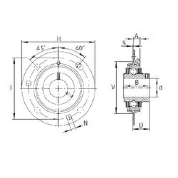 Bearing housed units RRY17-VA INA