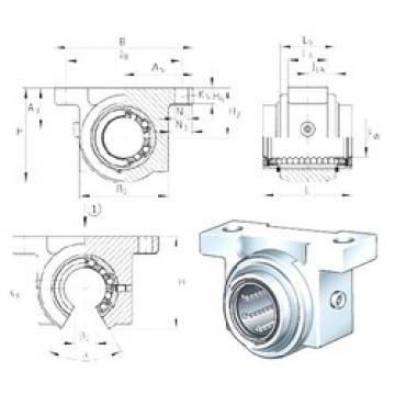 Bearing housed units KGBO16-PP-AS INA