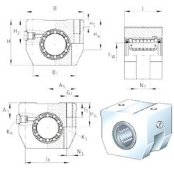 Bearing housed units KGHK50-B-PP-AS INA