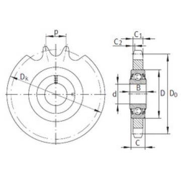 Bearing housed units KSR16-L0-08-10-16-08 INA