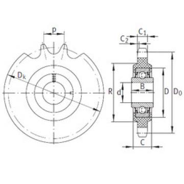 Bearing housed units KSR16-L0-08-10-16-22 INA