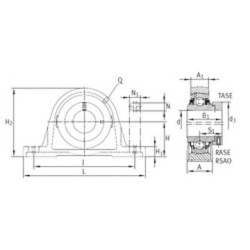 Bearing housed units LASE45 INA