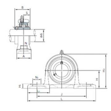 Bearing housed units MUCP206 NACHI