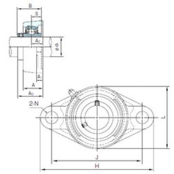 Bearing housed units MUCFL204 NACHI