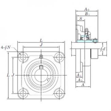 Bearing housed units NANF203 KOYO