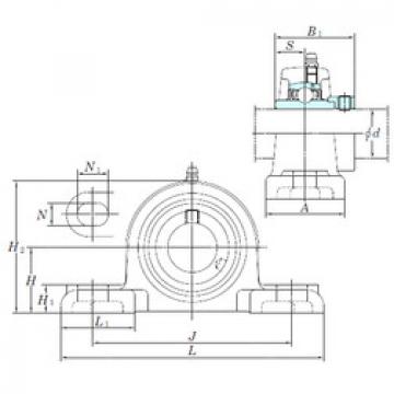 Bearing housed units NAPK204 KOYO