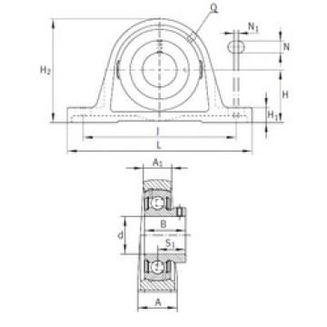 Bearing housed units PASEY1-1/4 INA