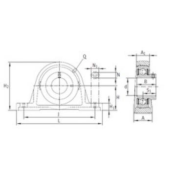 Bearing housed units PASEY30-N INA