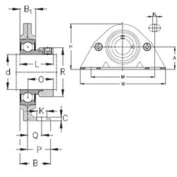 Bearing housed units PBS17 NKE