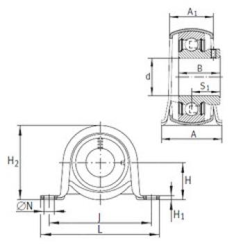 Bearing housed units PBY12 INA